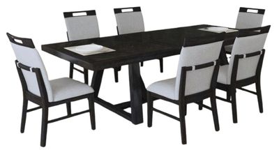 Elements International Transcend 7-Piece Dining Set