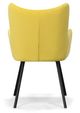 VIG Furniture Modrest Barrett Black/Yellow Dining Chair-3