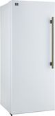 FORNO® Maderno Series Espresso 28" 13.6 Cu. Ft. White Built-In Column Refrigerator -3