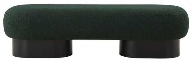 Meridian Furniture Robertson Green/Black Bench-1