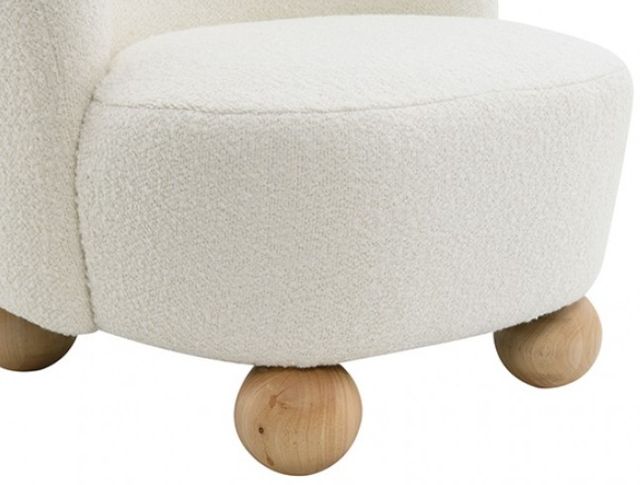 Furniture of America® Karey White Accent Chair-4