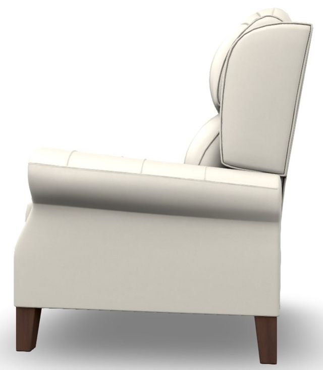 Best® Home Furnishings Customizable Joanna Leather High Leg Recliner with Dark Walnut Legs-1