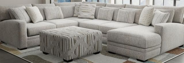 Corinthian Furniture Brighton 4-Piece Wheat U-Shape Chaise Sectional-0