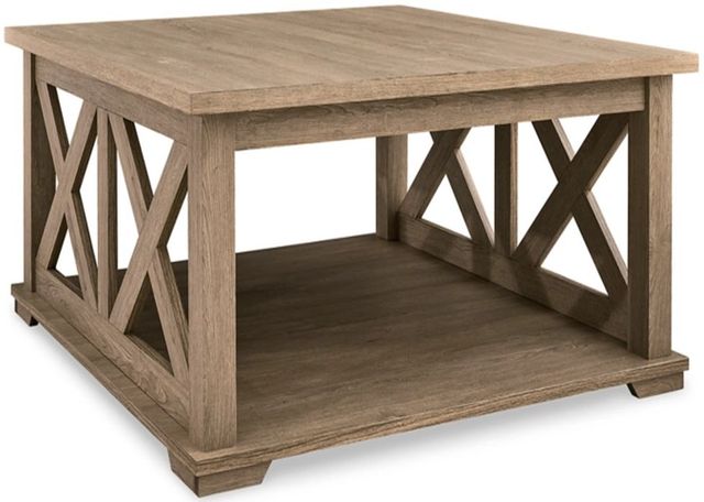 Signature Design by Ashley® Elmferd Light Brown Coffee Table-0