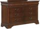 Elements International Chateau Vintage Cherry 8 Drawer Dresser-0