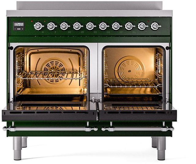 Ilve® Nostalgie II Series 40" Emerald Green Pro Style Induction Range-1