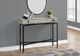 Monarch Specialties Inc. Grey Reclaimed Wood 42"L Console Table with Black Metal Base -1