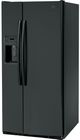 GE® 33" 23.0 Cu. Ft. Black Side-by-Side Refrigerator-3