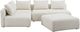 TOV Furniture Hangover 4-Piece Cream Performance Boucle Modular Chaise Sectional-3