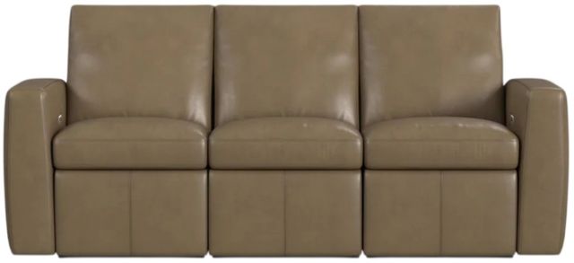 Flexsteel® Aria Fawn Leather Power Reclining Sofa-2