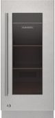 Sub-Zero Stainless Steel Glass Door Panel With Lock - Tubular Handle, Right Hinge-0
