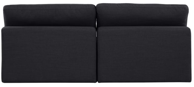 Meridian Furniture Comfy 2-Piece Black Armless Modular Loveseat-4