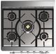 Ilve® Majestic III 30" Custom Pro Style Dual Fuel Natural Gas Range with 5 Black Brass Burners and Chrome Trim-2
