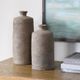 Uttermost® Terrene 2-Piece Stone-like Clay Vases-1