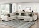 Homelegance® Isla 4-Piece Sand Modular Sectional with Reversible Chaise-1