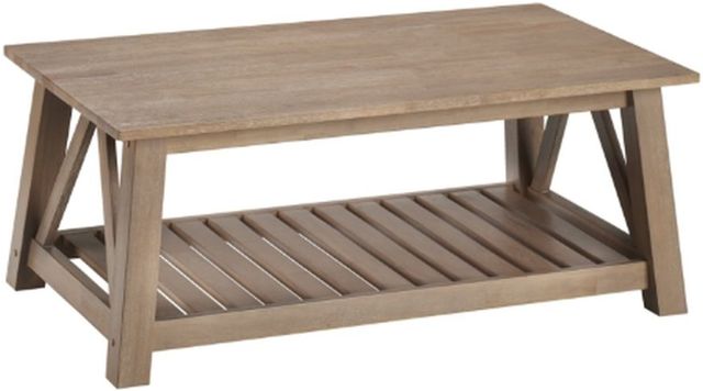 Winners Only® Riverside Burlap Coffee Table-0