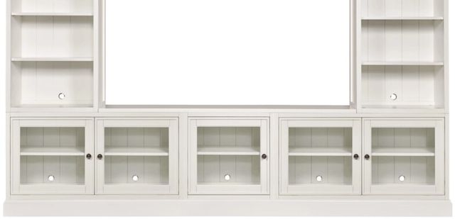 Hammary® Structures White Quintuple Display Entertainment-1