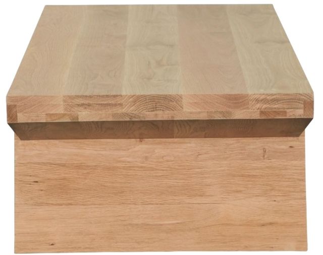 Home Trends & Design Anvil Natural Coffee Table-2