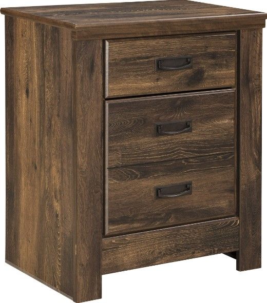 Signature Design by Ashley® Quinden 6-Piece Dark Brown King Panel Headboard Bedroom Set-2