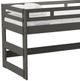 Elements International Cali Kids Gray Twin Loft Bed-1