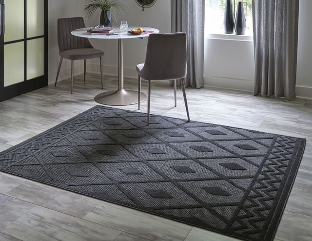 Signature Design by Ashley® Averlain Black/Gray 8'x10' Large Area Rug-3
