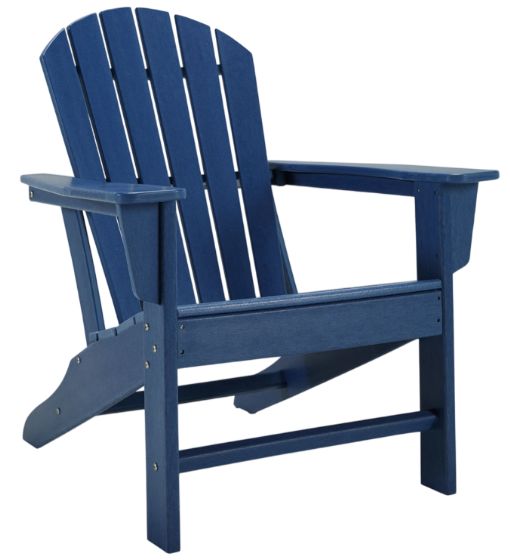 Signature Design by Ashley® Sundown Treasure Blue Polyethylene Outdoor Adirondack Chair-0