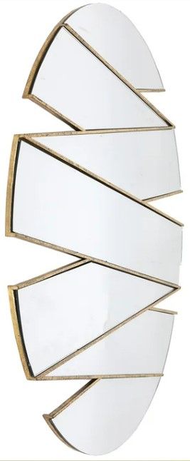 Stylecraft Gold Ribboned Round Wall Mirror -1