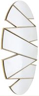 Stylecraft Gold Ribboned Round Wall Mirror -1