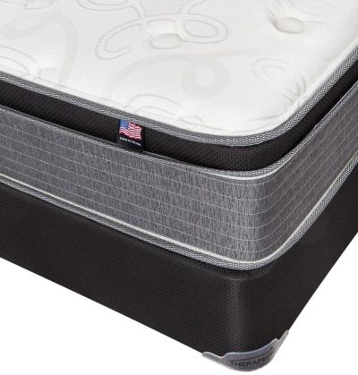 Therapedic® Backsense™ Platinum Austin Innerspring Plush Euro Top Twin Mattress-1