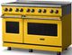 Viking® 5 Series 48" Daffodil Pro Style Induction Range with Brushed Brass Trim-2