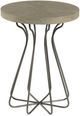 Hammary® Creston Brielle Natural Gray Round Accent Table with Silver Base-0