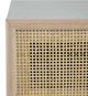 A & B Home Beige Accent Table with Woven Rattan Panels Drawer-4