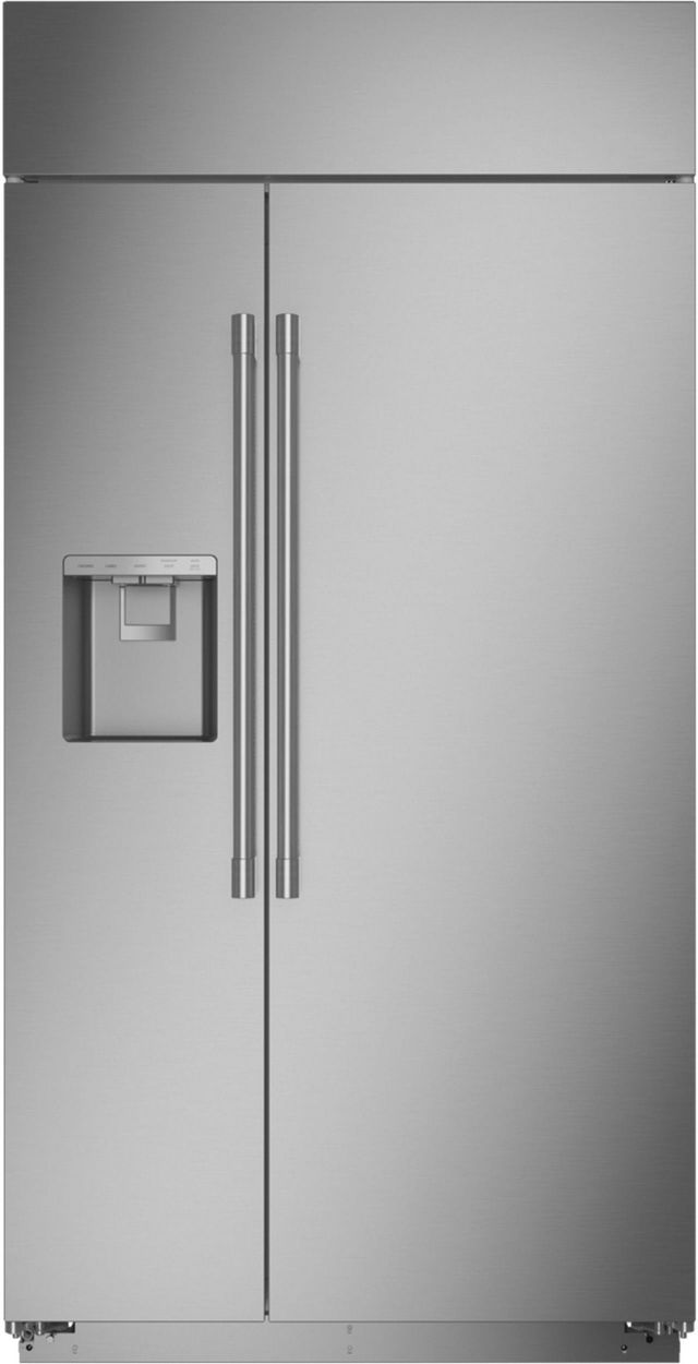 Monogram 42" 24.6 Cu. Ft. Stainless Steel Smart Built In Side-by-Side Refrigerator-1