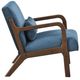 Homelegance® Twill Blue/Brown Accent Chair-3
