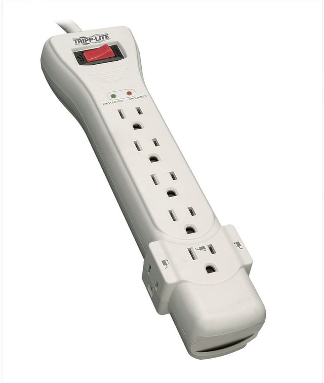Protect It! 7-Outlet 2160 Joules Surge Protector-0