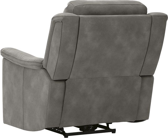 Signature Design by Ashley® Next-Gen DuraPella Slate Power Recliner with Adjustable Headrest-2