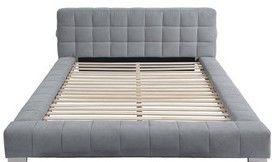Mazin Furniture Alina Light Gray King Bed-2