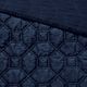 Olliix by Madison Park Harper 3 Piece Navy Full/Queen Faux Velvet Reversible Coverlet Set-5