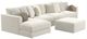 Jackson Furniture Ritzy 5-Piece Bone Left-Arm Facing Sectional with Ottoman-0