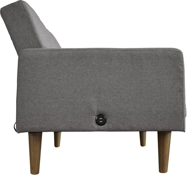 Signature Design by Ashley® Gaddis Gray Flip Flop Sofa-2
