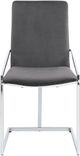 ACME Furniture Zlatan 2-Piece Chrome/Gray Dining Side Chair Set-3
