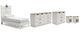 Signature Design by Ashley® Vaibryn 5-Piece White Twin Panel Platform Bed Set-0