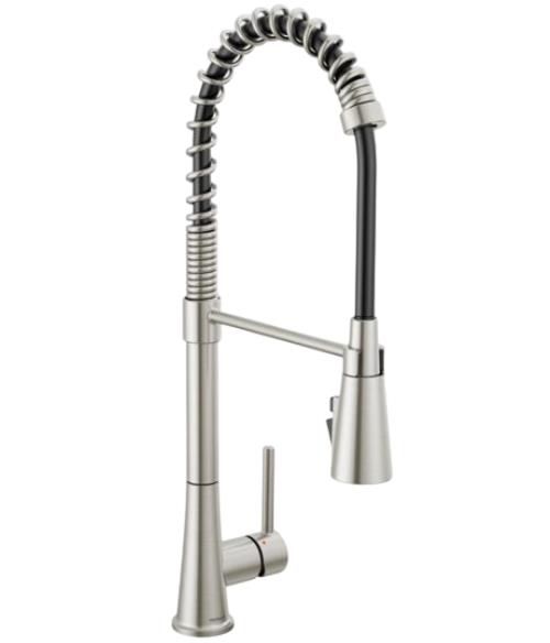 Peerless Precept® Stainless Single Handle Commercial Style Kitchen Faucet-0