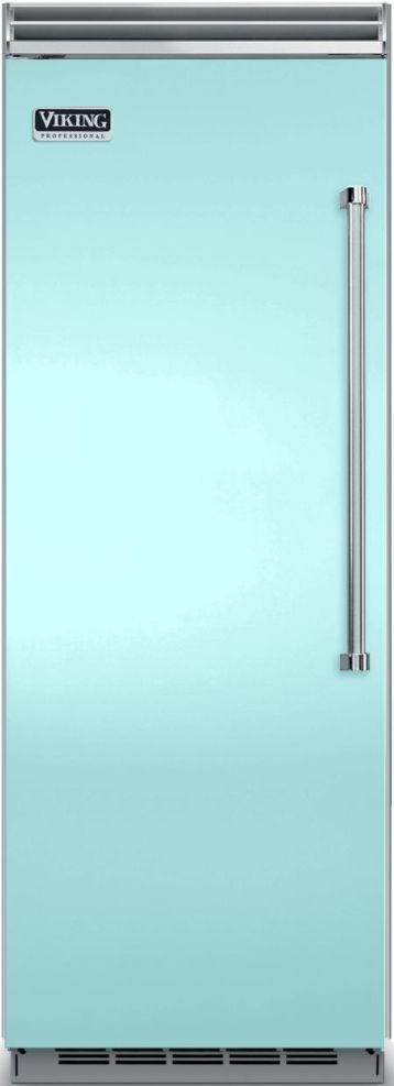 Viking® 5 Series 15.9 Cu. Ft. Bywater Blue Professional Left Hinge All Freezer-0