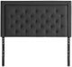 Malouf® Hennessey Charcoal King Headboard-0