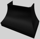 Vent-A-Hood® Designer Series 48" Black Wall Mounted Range Hood-4