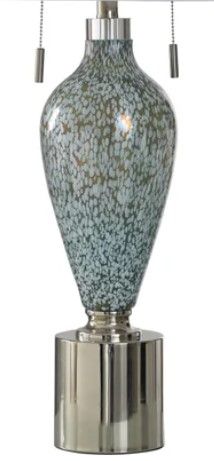 StyleCraft Lovella Silver Table Lamp-2