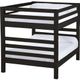 Crate Designs™ Furniture Espresso Full/Full Tall Ladder End Bunk Bed-0