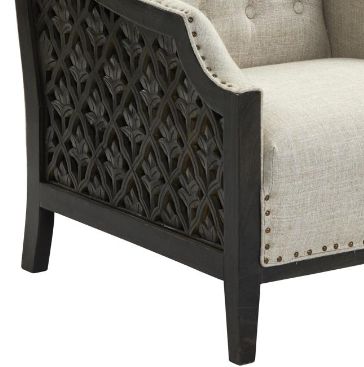 Jaipur Furniture Dunmore Dark Gray Chair-1
