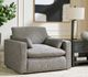 Benchcraft® Dramatic Granite Chair and a Half-3